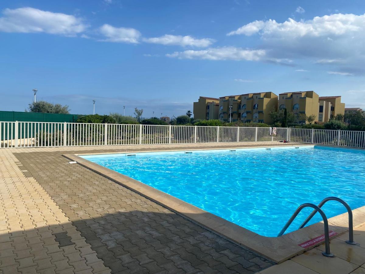 Terrasse Vue Mer 2 Pieces A Leucate Avec Piscine Apartment ภายนอก รูปภาพ