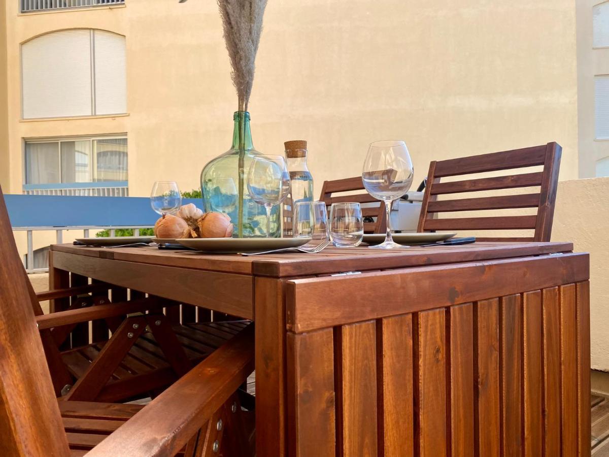 Terrasse Vue Mer 2 Pieces A Leucate Avec Piscine Apartment ภายนอก รูปภาพ
